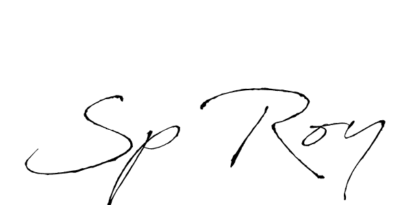 Design your own signature with our free online signature maker. With this signature software, you can create a handwritten (Antro_Vectra) signature for name Sp Roy. Sp Roy signature style 6 images and pictures png