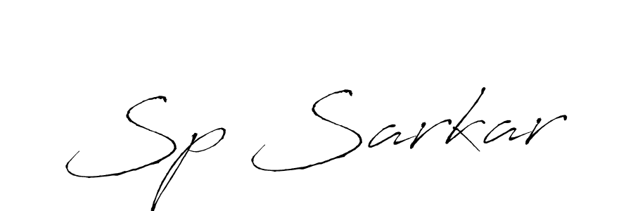 Sp Sarkar stylish signature style. Best Handwritten Sign (Antro_Vectra) for my name. Handwritten Signature Collection Ideas for my name Sp Sarkar. Sp Sarkar signature style 6 images and pictures png