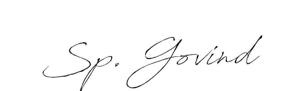 How to Draw Sp. Govind signature style? Antro_Vectra is a latest design signature styles for name Sp. Govind. Sp. Govind signature style 6 images and pictures png