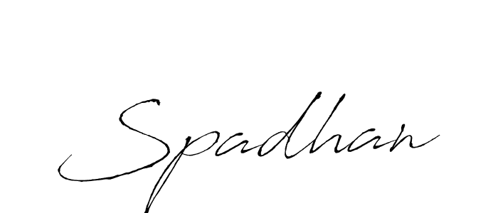 You should practise on your own different ways (Antro_Vectra) to write your name (Spadhan) in signature. don't let someone else do it for you. Spadhan signature style 6 images and pictures png