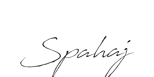 Also we have Spahaj name is the best signature style. Create professional handwritten signature collection using Antro_Vectra autograph style. Spahaj signature style 6 images and pictures png