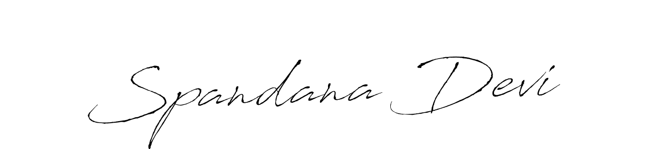 You should practise on your own different ways (Antro_Vectra) to write your name (Spandana Devi) in signature. don't let someone else do it for you. Spandana Devi signature style 6 images and pictures png