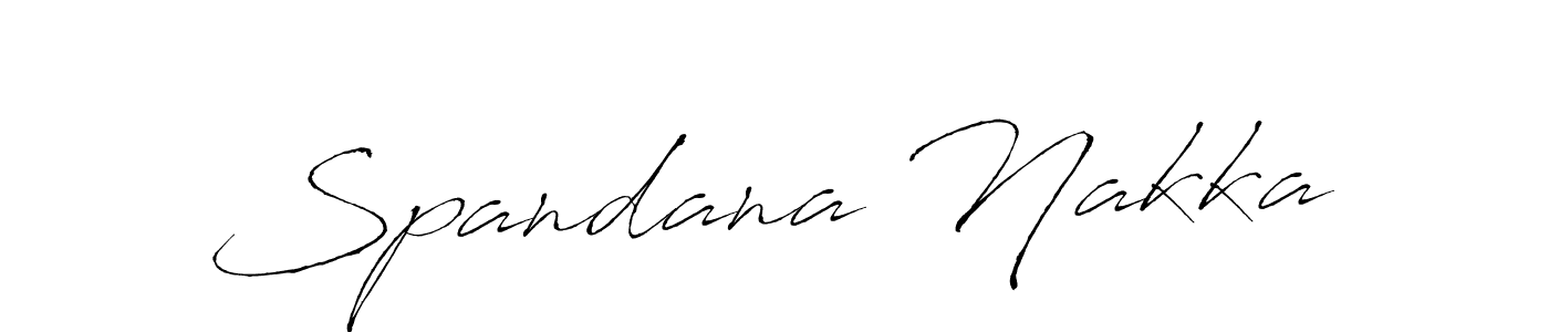 How to make Spandana Nakka signature? Antro_Vectra is a professional autograph style. Create handwritten signature for Spandana Nakka name. Spandana Nakka signature style 6 images and pictures png