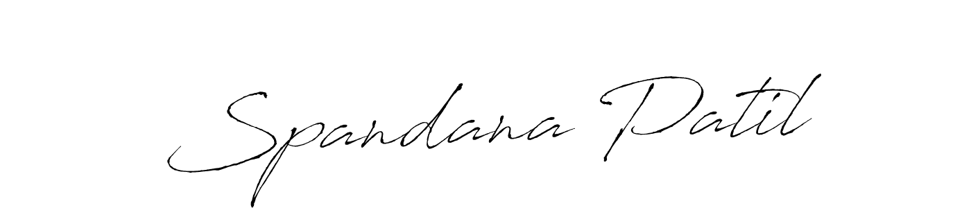 Spandana Patil stylish signature style. Best Handwritten Sign (Antro_Vectra) for my name. Handwritten Signature Collection Ideas for my name Spandana Patil. Spandana Patil signature style 6 images and pictures png