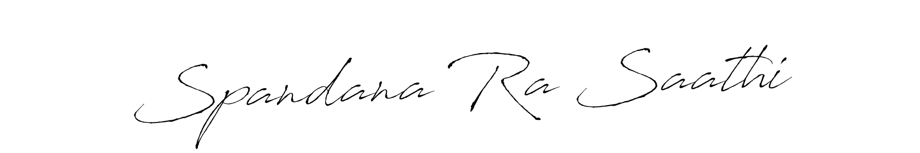 Design your own signature with our free online signature maker. With this signature software, you can create a handwritten (Antro_Vectra) signature for name Spandana Ra Saathi. Spandana Ra Saathi signature style 6 images and pictures png