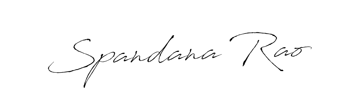 Spandana Rao stylish signature style. Best Handwritten Sign (Antro_Vectra) for my name. Handwritten Signature Collection Ideas for my name Spandana Rao. Spandana Rao signature style 6 images and pictures png