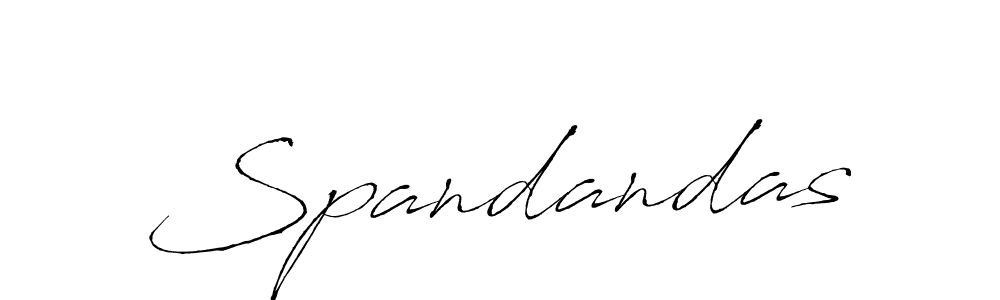 Make a beautiful signature design for name Spandandas. With this signature (Antro_Vectra) style, you can create a handwritten signature for free. Spandandas signature style 6 images and pictures png