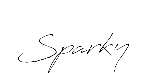 Use a signature maker to create a handwritten signature online. With this signature software, you can design (Antro_Vectra) your own signature for name Sparky. Sparky signature style 6 images and pictures png