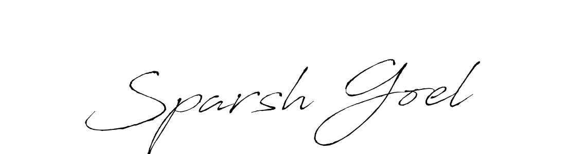 Make a beautiful signature design for name Sparsh Goel. Use this online signature maker to create a handwritten signature for free. Sparsh Goel signature style 6 images and pictures png