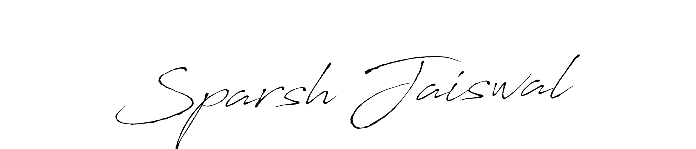 It looks lik you need a new signature style for name Sparsh Jaiswal. Design unique handwritten (Antro_Vectra) signature with our free signature maker in just a few clicks. Sparsh Jaiswal signature style 6 images and pictures png