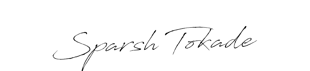 Make a beautiful signature design for name Sparsh Tokade. Use this online signature maker to create a handwritten signature for free. Sparsh Tokade signature style 6 images and pictures png