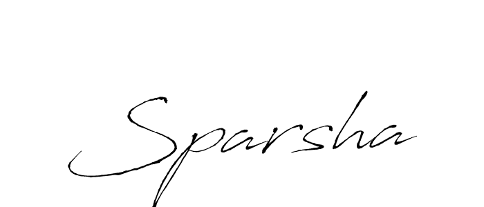 Antro_Vectra is a professional signature style that is perfect for those who want to add a touch of class to their signature. It is also a great choice for those who want to make their signature more unique. Get Sparsha name to fancy signature for free. Sparsha signature style 6 images and pictures png