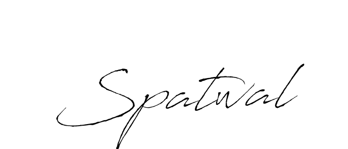 Create a beautiful signature design for name Spatwal. With this signature (Antro_Vectra) fonts, you can make a handwritten signature for free. Spatwal signature style 6 images and pictures png