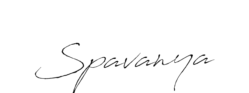 How to make Spavanya name signature. Use Antro_Vectra style for creating short signs online. This is the latest handwritten sign. Spavanya signature style 6 images and pictures png