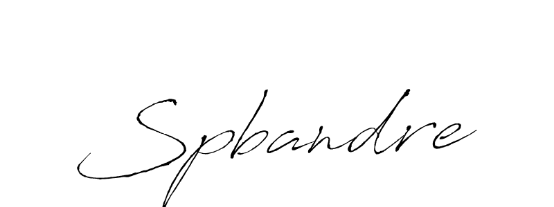 How to make Spbandre name signature. Use Antro_Vectra style for creating short signs online. This is the latest handwritten sign. Spbandre signature style 6 images and pictures png