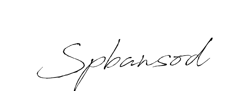 Use a signature maker to create a handwritten signature online. With this signature software, you can design (Antro_Vectra) your own signature for name Spbansod. Spbansod signature style 6 images and pictures png