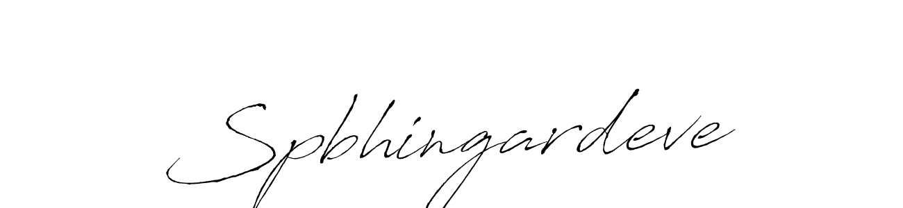 Use a signature maker to create a handwritten signature online. With this signature software, you can design (Antro_Vectra) your own signature for name Spbhingardeve. Spbhingardeve signature style 6 images and pictures png