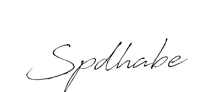 Antro_Vectra is a professional signature style that is perfect for those who want to add a touch of class to their signature. It is also a great choice for those who want to make their signature more unique. Get Spdhabe name to fancy signature for free. Spdhabe signature style 6 images and pictures png