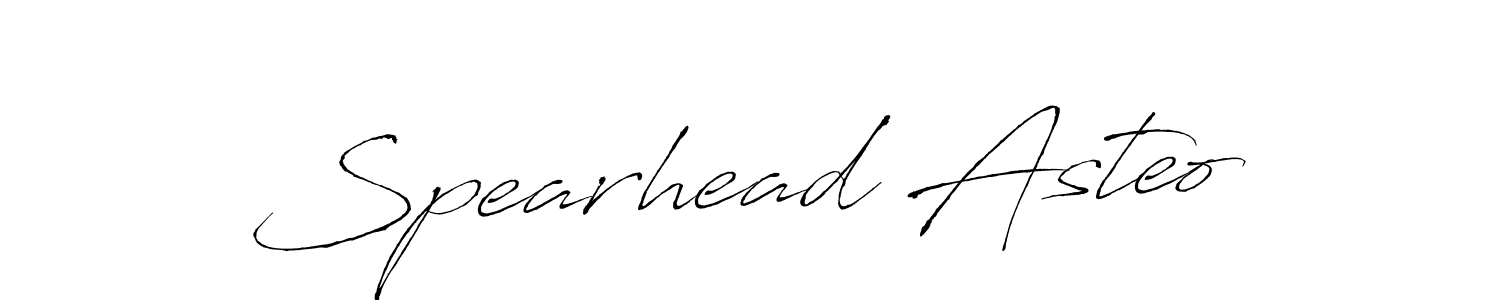 Make a beautiful signature design for name Spearhead Asteo. Use this online signature maker to create a handwritten signature for free. Spearhead Asteo signature style 6 images and pictures png