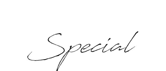 Create a beautiful signature design for name Special. With this signature (Antro_Vectra) fonts, you can make a handwritten signature for free. Special signature style 6 images and pictures png