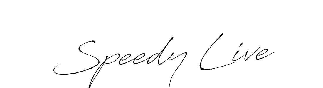 Make a short Speedy Live signature style. Manage your documents anywhere anytime using Antro_Vectra. Create and add eSignatures, submit forms, share and send files easily. Speedy Live signature style 6 images and pictures png