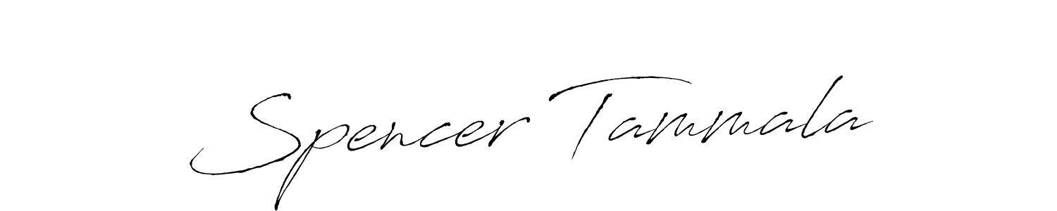 Antro_Vectra is a professional signature style that is perfect for those who want to add a touch of class to their signature. It is also a great choice for those who want to make their signature more unique. Get Spencer Tammala name to fancy signature for free. Spencer Tammala signature style 6 images and pictures png
