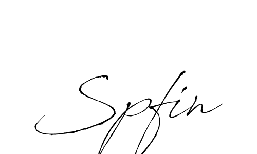 Also we have Spfin name is the best signature style. Create professional handwritten signature collection using Antro_Vectra autograph style. Spfin signature style 6 images and pictures png