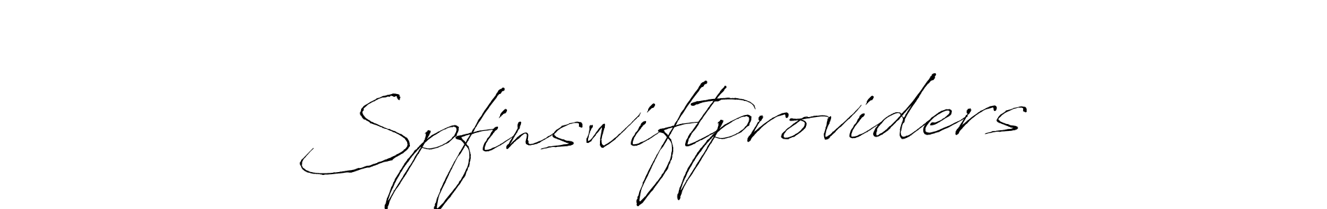 How to make Spfinswiftproviders name signature. Use Antro_Vectra style for creating short signs online. This is the latest handwritten sign. Spfinswiftproviders signature style 6 images and pictures png