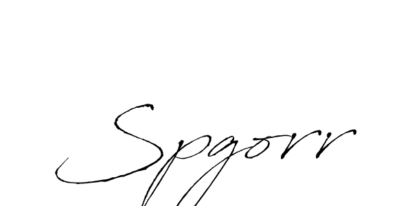 Also we have Spgorr name is the best signature style. Create professional handwritten signature collection using Antro_Vectra autograph style. Spgorr signature style 6 images and pictures png