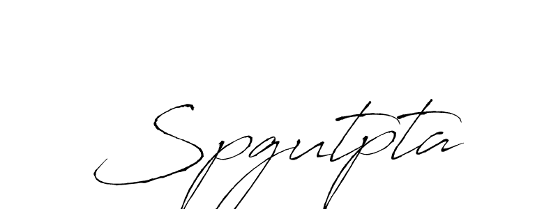 Antro_Vectra is a professional signature style that is perfect for those who want to add a touch of class to their signature. It is also a great choice for those who want to make their signature more unique. Get Spgutpta name to fancy signature for free. Spgutpta signature style 6 images and pictures png