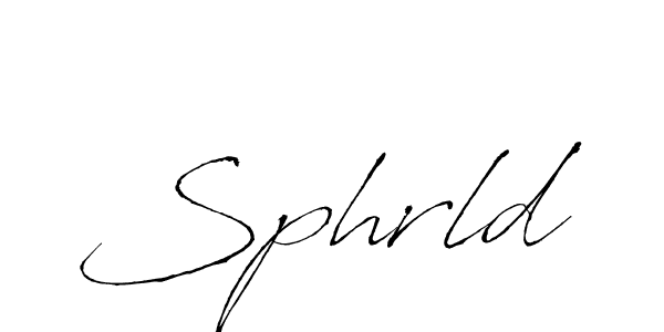 How to make Sphrld signature? Antro_Vectra is a professional autograph style. Create handwritten signature for Sphrld name. Sphrld signature style 6 images and pictures png