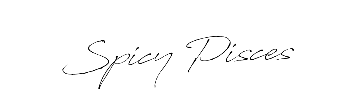 The best way (Antro_Vectra) to make a short signature is to pick only two or three words in your name. The name Spicy Pisces include a total of six letters. For converting this name. Spicy Pisces signature style 6 images and pictures png