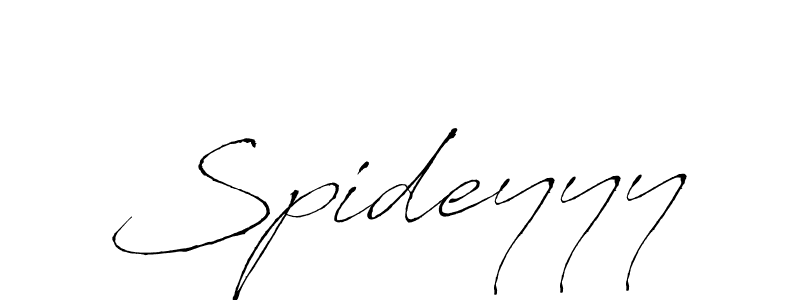 Also we have Spideyyy name is the best signature style. Create professional handwritten signature collection using Antro_Vectra autograph style. Spideyyy signature style 6 images and pictures png