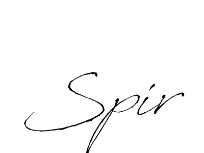 Also we have Spir name is the best signature style. Create professional handwritten signature collection using Antro_Vectra autograph style. Spir signature style 6 images and pictures png