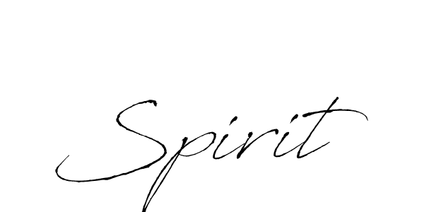 Create a beautiful signature design for name Spirit. With this signature (Antro_Vectra) fonts, you can make a handwritten signature for free. Spirit signature style 6 images and pictures png