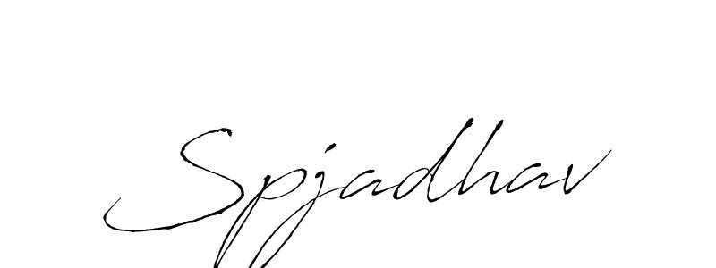 How to make Spjadhav signature? Antro_Vectra is a professional autograph style. Create handwritten signature for Spjadhav name. Spjadhav signature style 6 images and pictures png