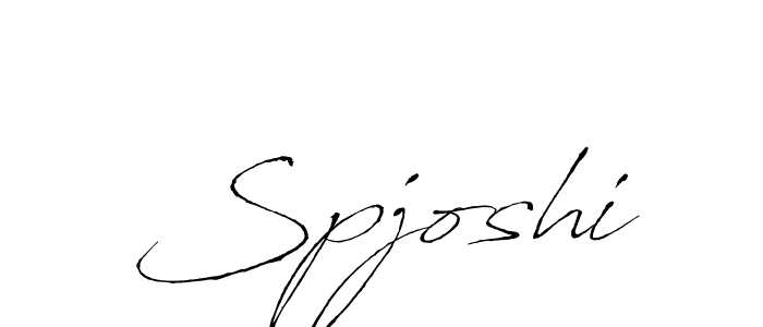 You should practise on your own different ways (Antro_Vectra) to write your name (Spjoshi) in signature. don't let someone else do it for you. Spjoshi signature style 6 images and pictures png