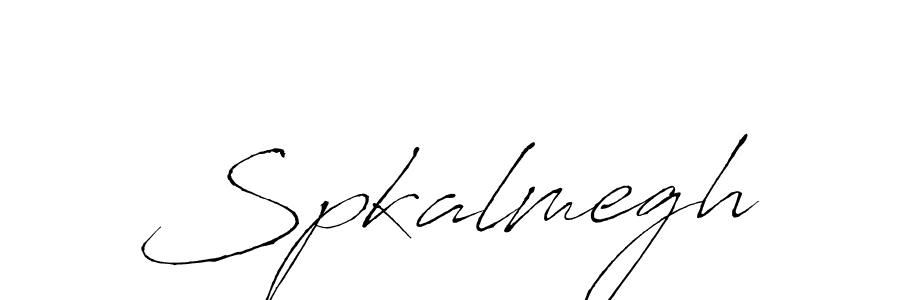 Make a beautiful signature design for name Spkalmegh. With this signature (Antro_Vectra) style, you can create a handwritten signature for free. Spkalmegh signature style 6 images and pictures png