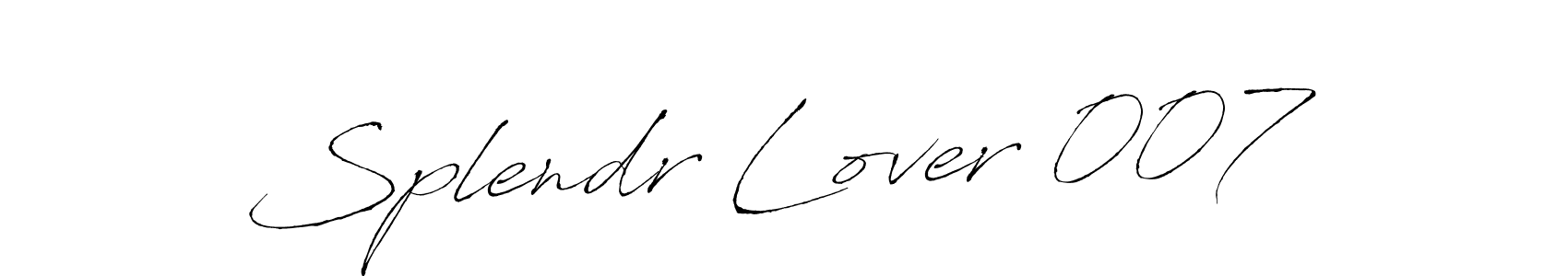 Also You can easily find your signature by using the search form. We will create Splendr Lover 007 name handwritten signature images for you free of cost using Antro_Vectra sign style. Splendr Lover 007 signature style 6 images and pictures png