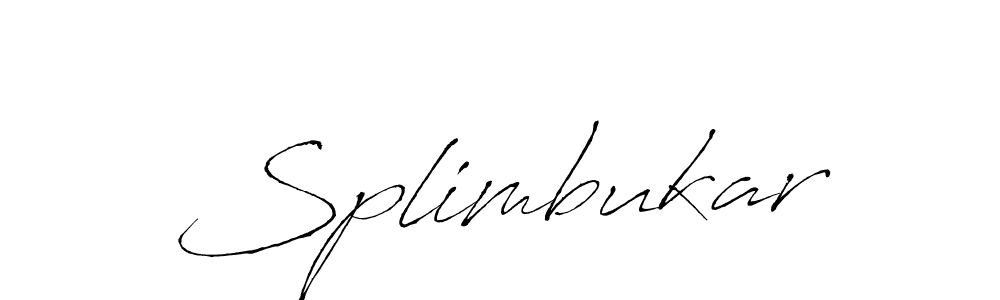How to Draw Splimbukar signature style? Antro_Vectra is a latest design signature styles for name Splimbukar. Splimbukar signature style 6 images and pictures png