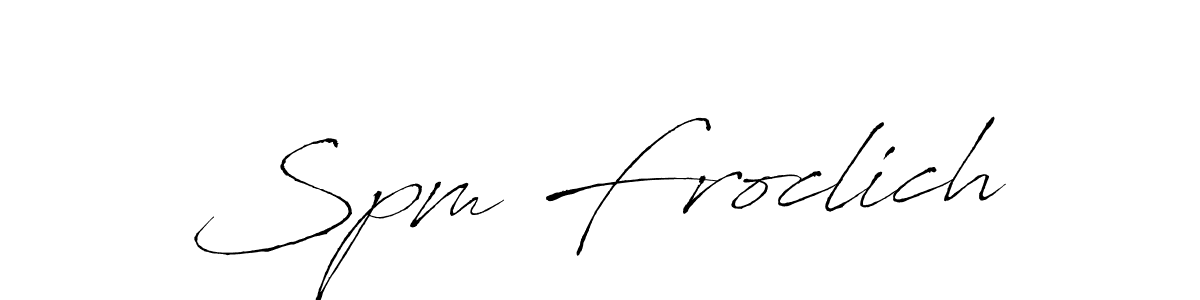 It looks lik you need a new signature style for name Spm Froclich. Design unique handwritten (Antro_Vectra) signature with our free signature maker in just a few clicks. Spm Froclich signature style 6 images and pictures png