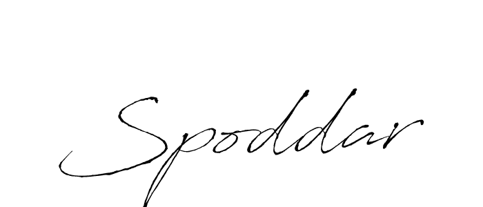 Make a beautiful signature design for name Spoddar. Use this online signature maker to create a handwritten signature for free. Spoddar signature style 6 images and pictures png