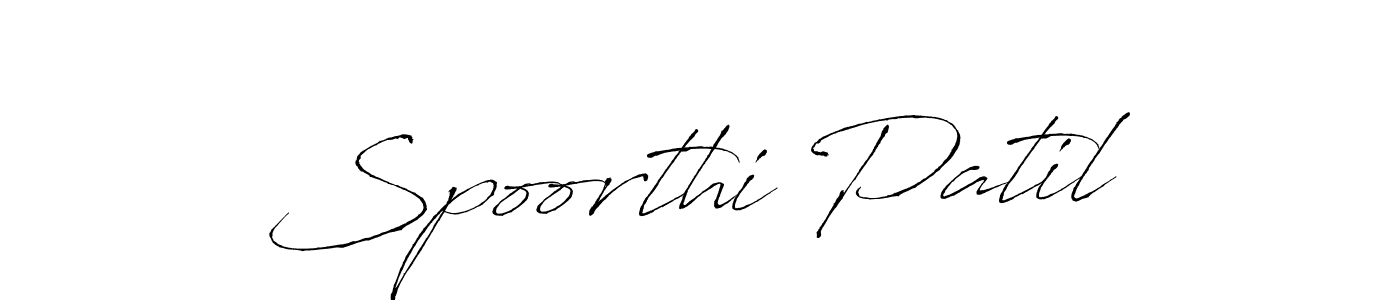Make a beautiful signature design for name Spoorthi Patil. Use this online signature maker to create a handwritten signature for free. Spoorthi Patil signature style 6 images and pictures png