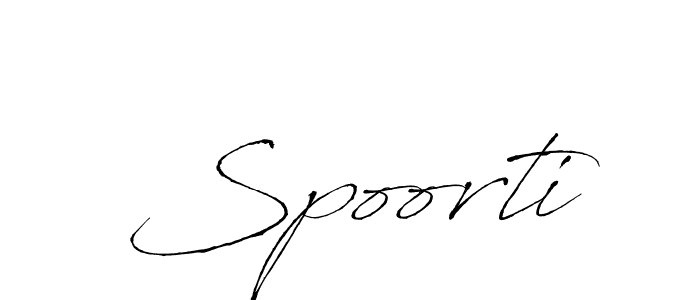 Antro_Vectra is a professional signature style that is perfect for those who want to add a touch of class to their signature. It is also a great choice for those who want to make their signature more unique. Get Spoorti name to fancy signature for free. Spoorti signature style 6 images and pictures png