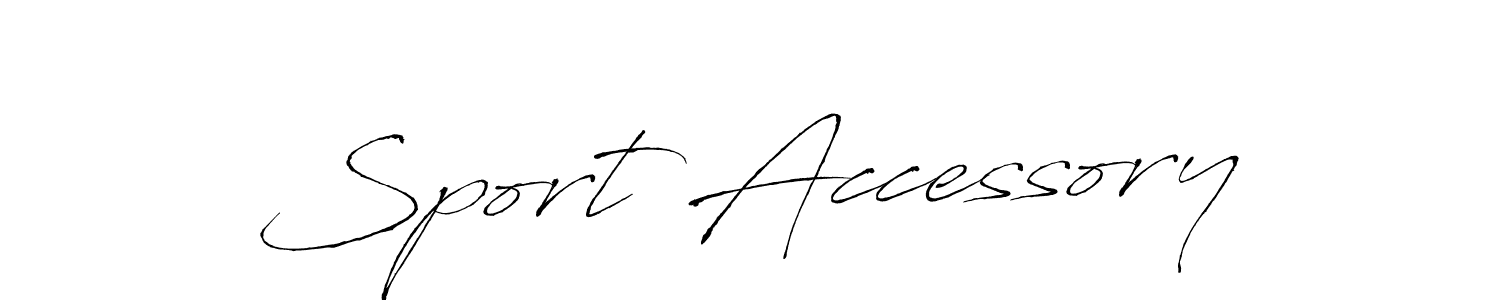 Create a beautiful signature design for name Sport Accessory. With this signature (Antro_Vectra) fonts, you can make a handwritten signature for free. Sport Accessory signature style 6 images and pictures png