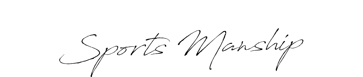 Create a beautiful signature design for name Sports Manship. With this signature (Antro_Vectra) fonts, you can make a handwritten signature for free. Sports Manship signature style 6 images and pictures png