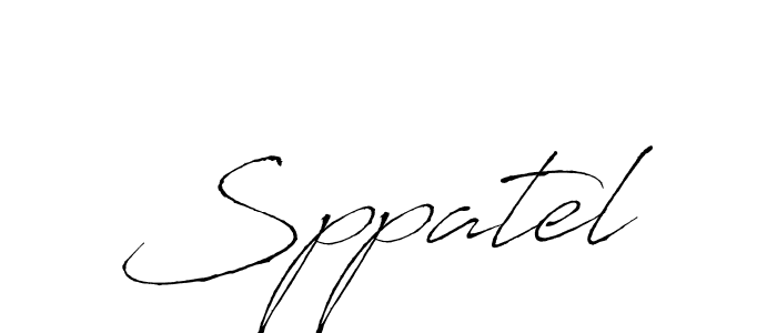 Sppatel stylish signature style. Best Handwritten Sign (Antro_Vectra) for my name. Handwritten Signature Collection Ideas for my name Sppatel. Sppatel signature style 6 images and pictures png