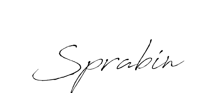 Best and Professional Signature Style for Sprabin. Antro_Vectra Best Signature Style Collection. Sprabin signature style 6 images and pictures png