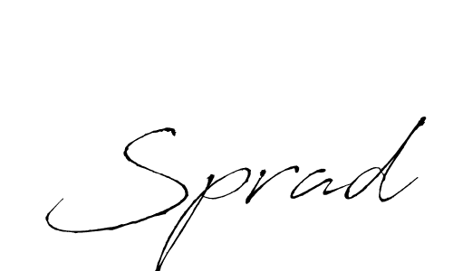 How to make Sprad name signature. Use Antro_Vectra style for creating short signs online. This is the latest handwritten sign. Sprad signature style 6 images and pictures png