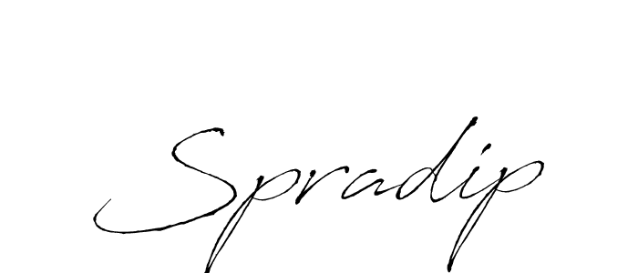 How to make Spradip name signature. Use Antro_Vectra style for creating short signs online. This is the latest handwritten sign. Spradip signature style 6 images and pictures png